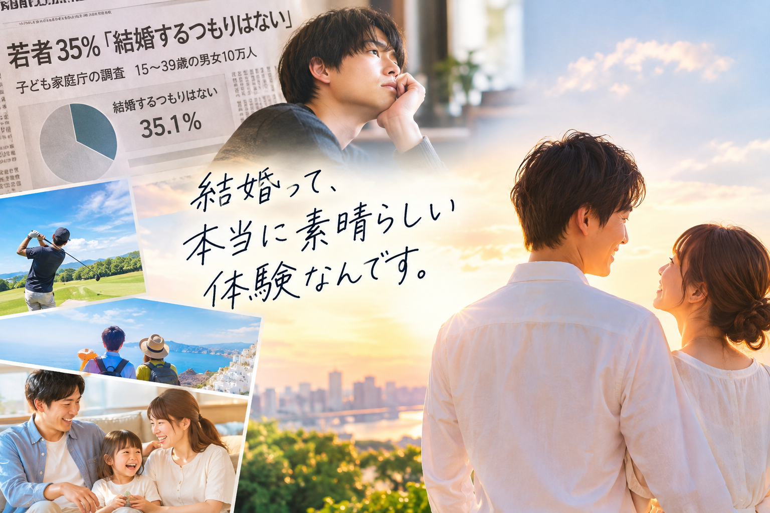 若者35％が「結婚するつもりはない」時代に考えたい、結婚の本当の幸せ