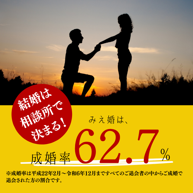 結婚は相談所で決まる！