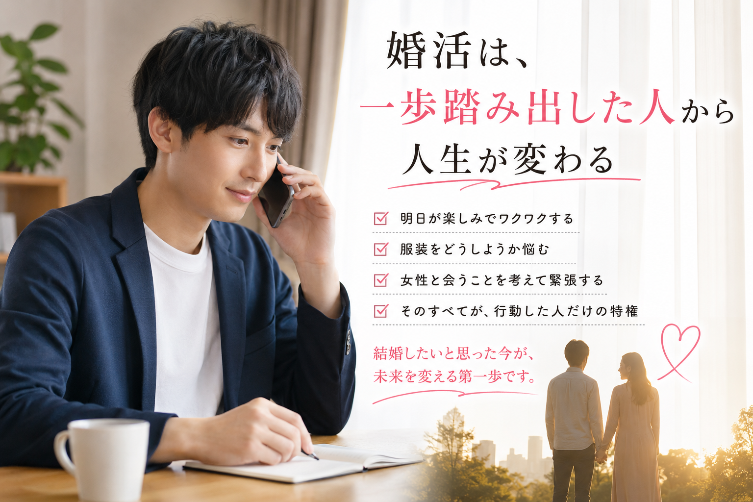 婚活は一歩踏み出した人から人生が変わる｜初お見合い前の男性会員様との会話@三重県
