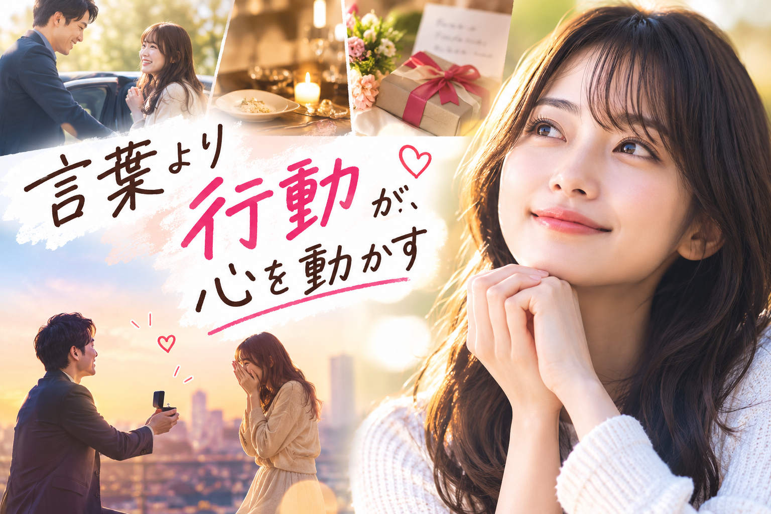 なぜ女性は男性の「言葉」ではなく「行動」に心を動かされるのか？@三重県