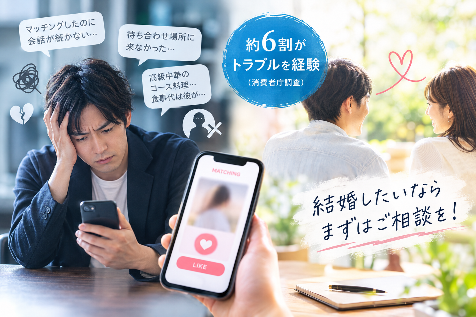 30歳からの婚活はどうする?マッチングアプリの現実と結婚相談所を活用する理由